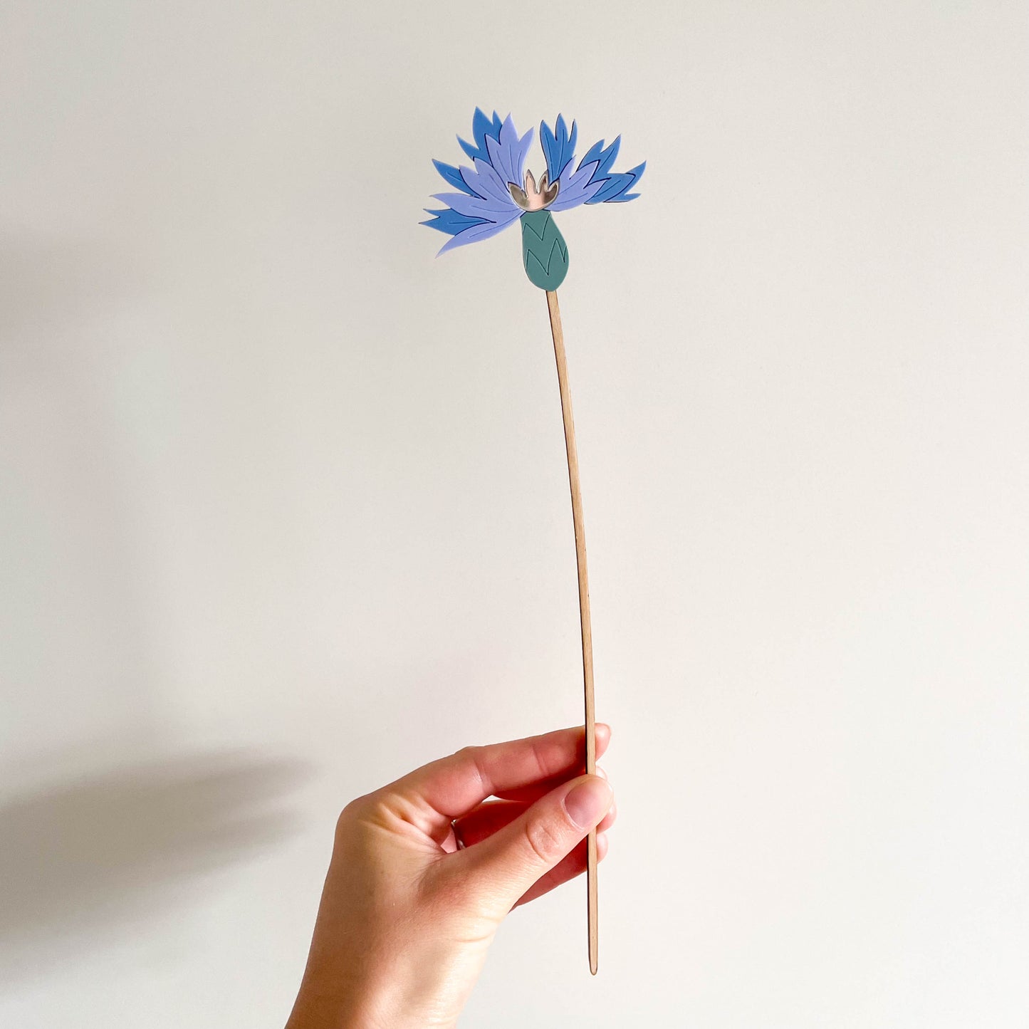 Large Individual Acrylic Cornflower Stems - END OF LINE