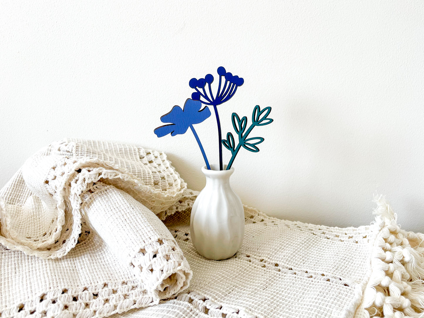 Mini Individual Wooden Wildflower Stems