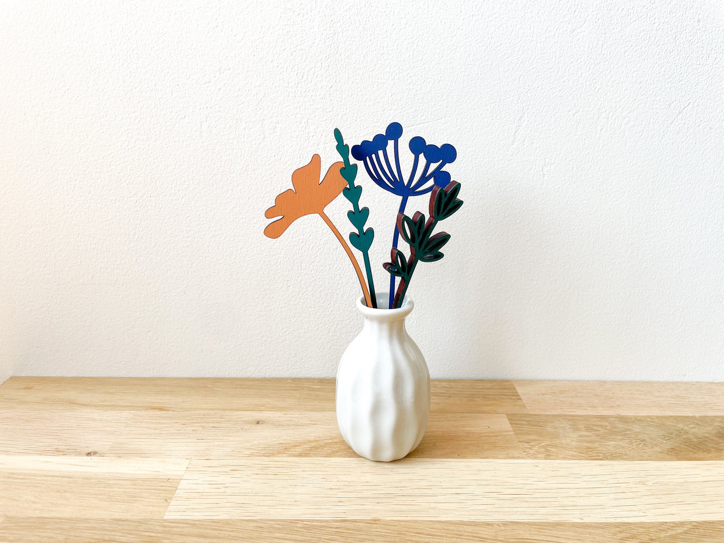 Mini Individual Wooden Wildflower Stems