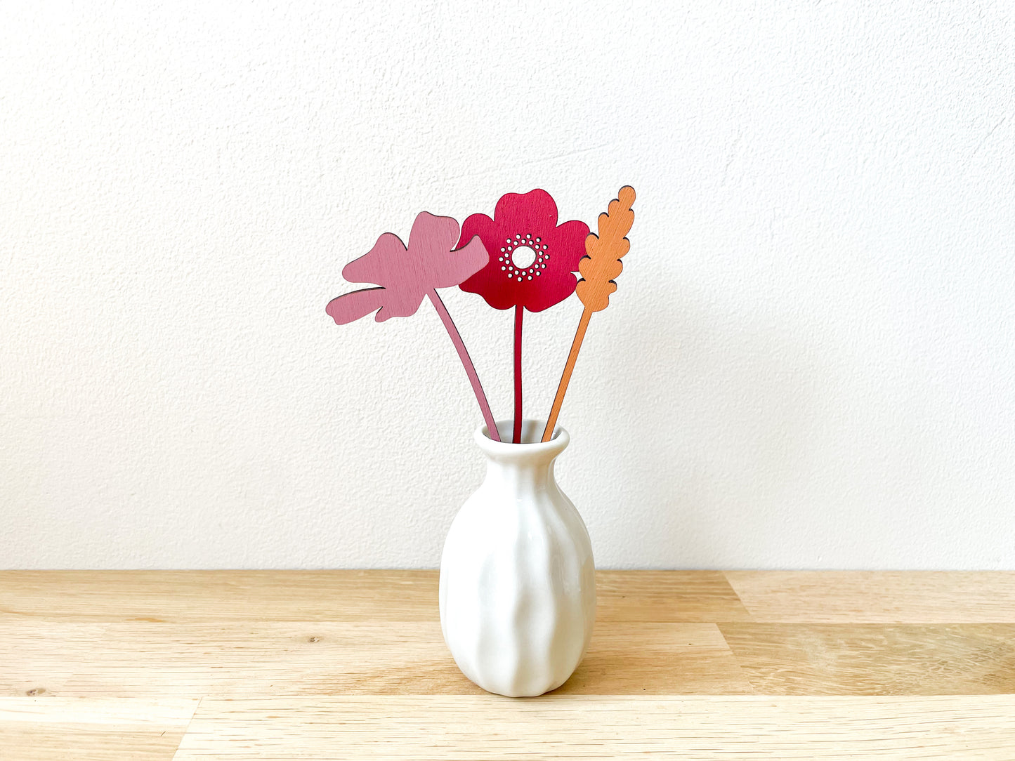 Mini Individual Wooden Wildflower Stems