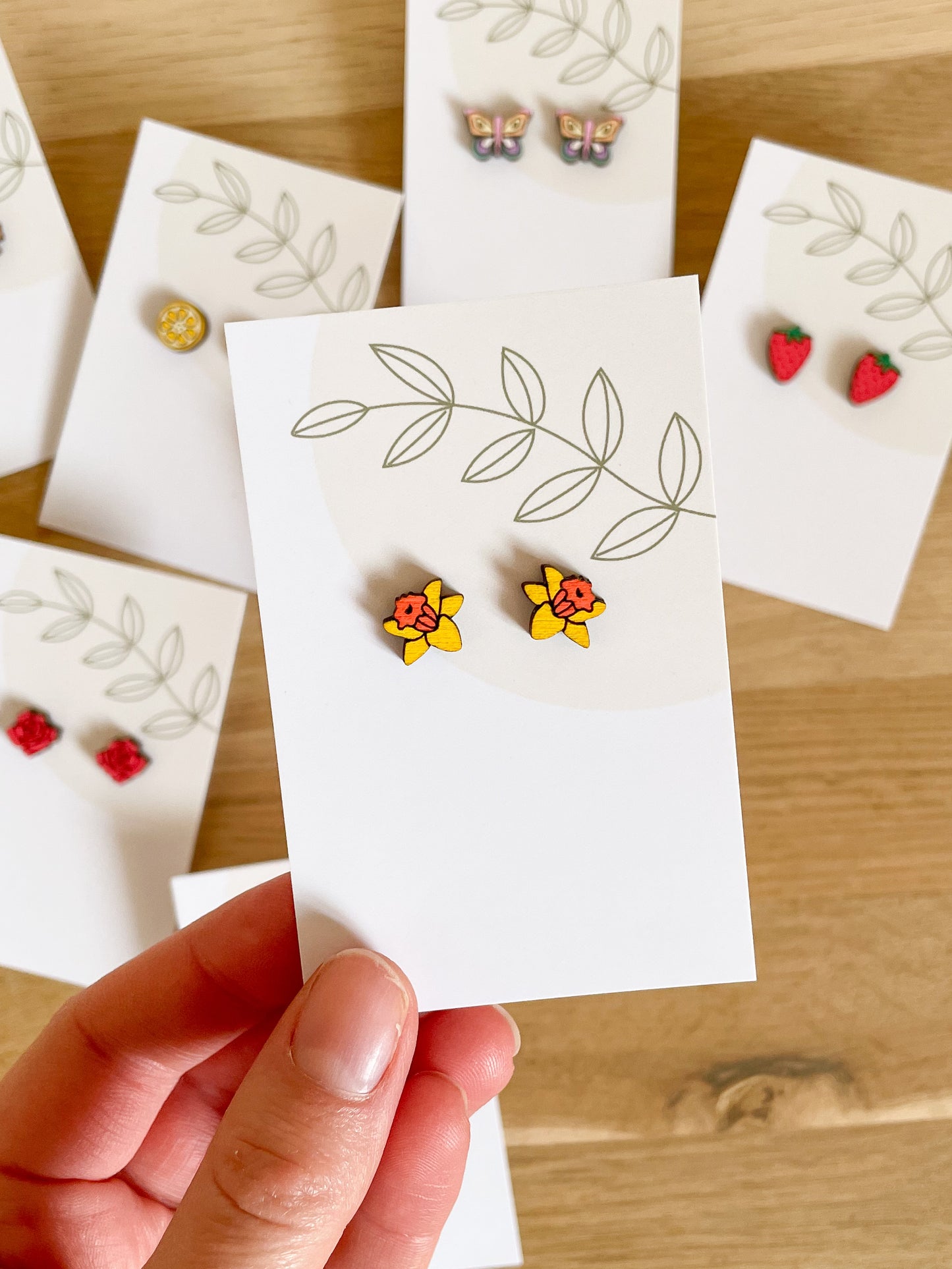 Daffodil Stud Earrings