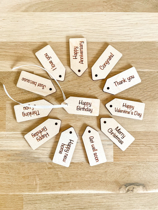 Wooden Gift Tags