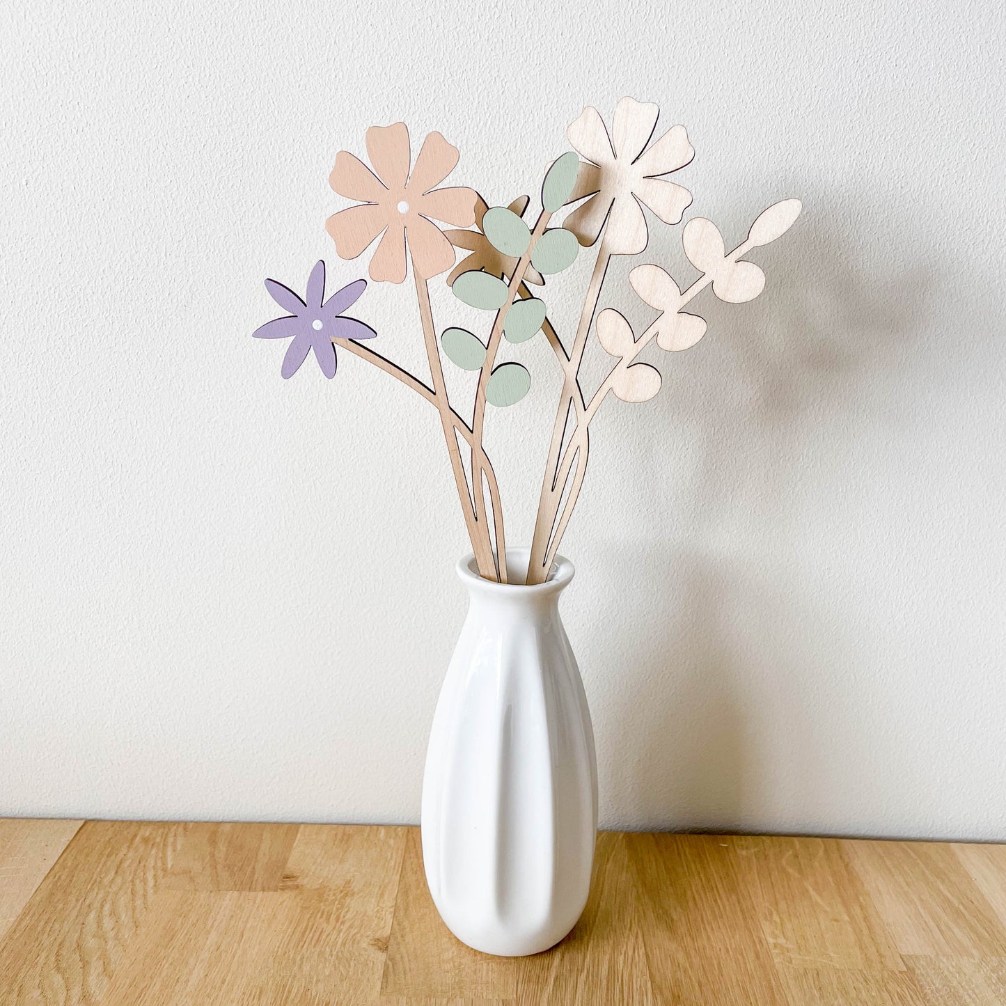 Multi Flower Stem - Painted/Unpainted - END OF LINE