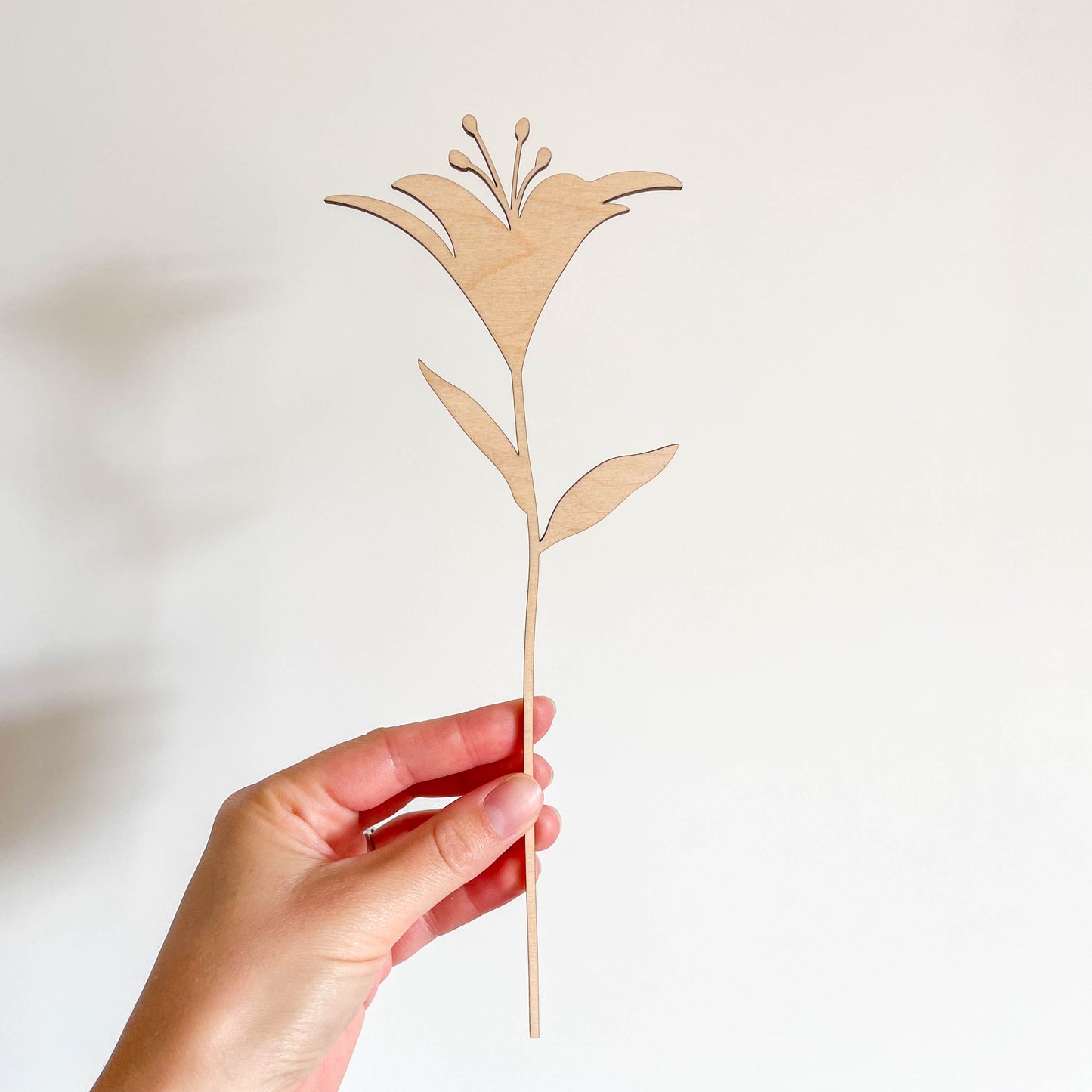 Large Individual Wooden Flower Stems - Unfinished - Paint Your Own - END OF LINE