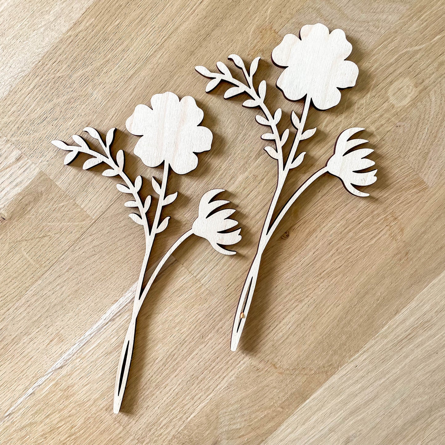 Multi Flower Stem - Unpainted - END OF LINE