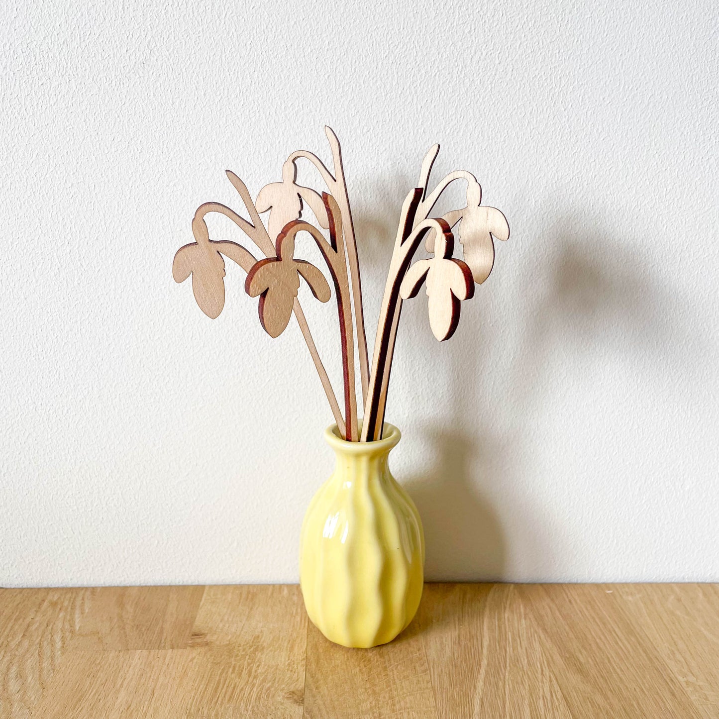 Mini Wooden Snowdrop Stems - Unfinished - Paint Your Own - END OF LINE