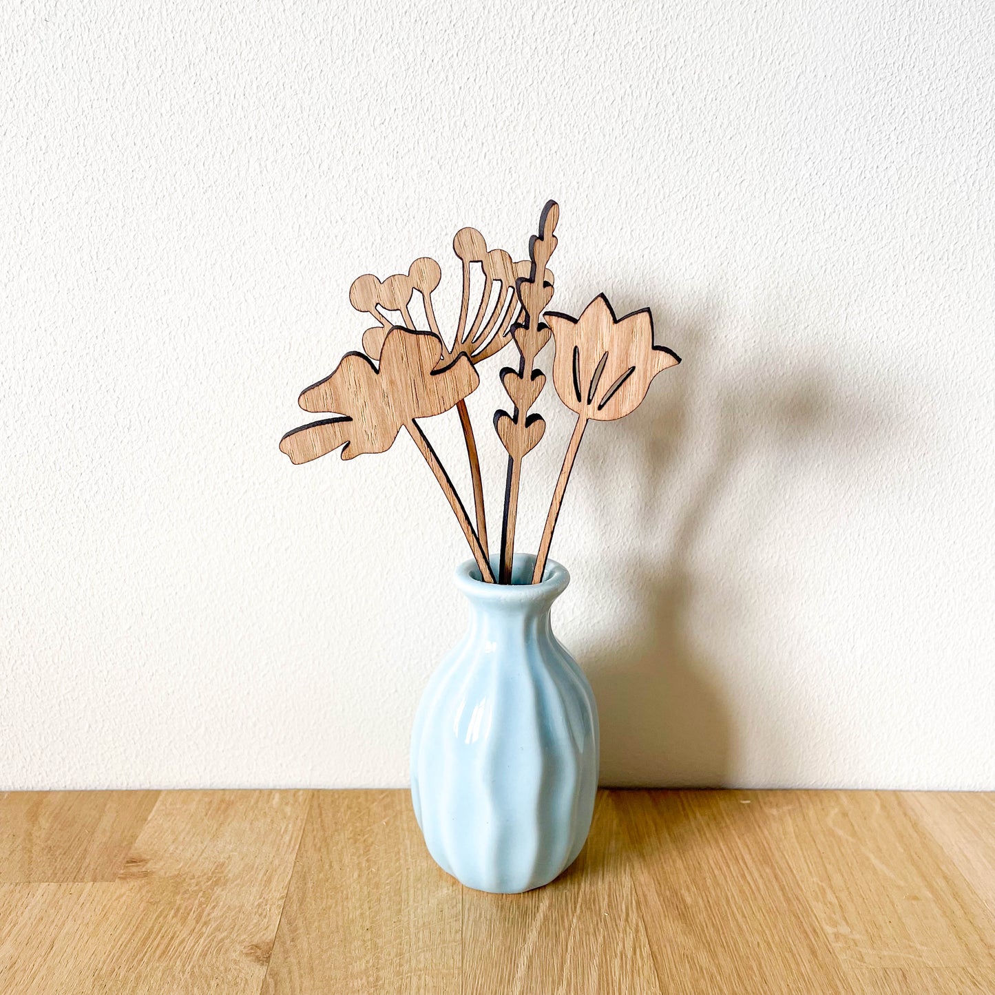 Mini Wooden Wildflower Stems - Oak - SECONDS