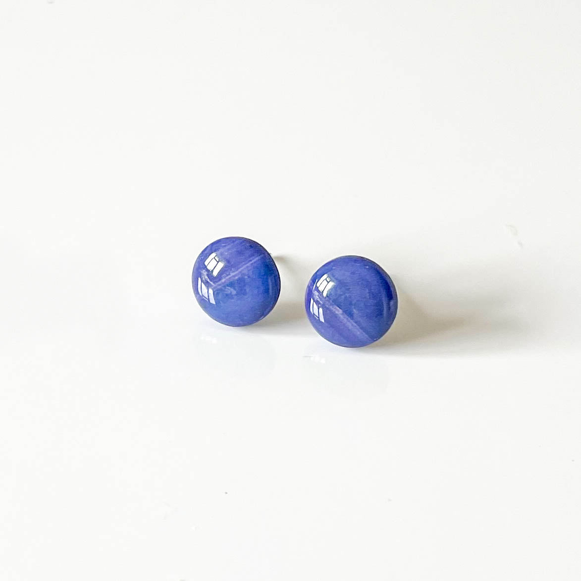 Purple Stud Earrings