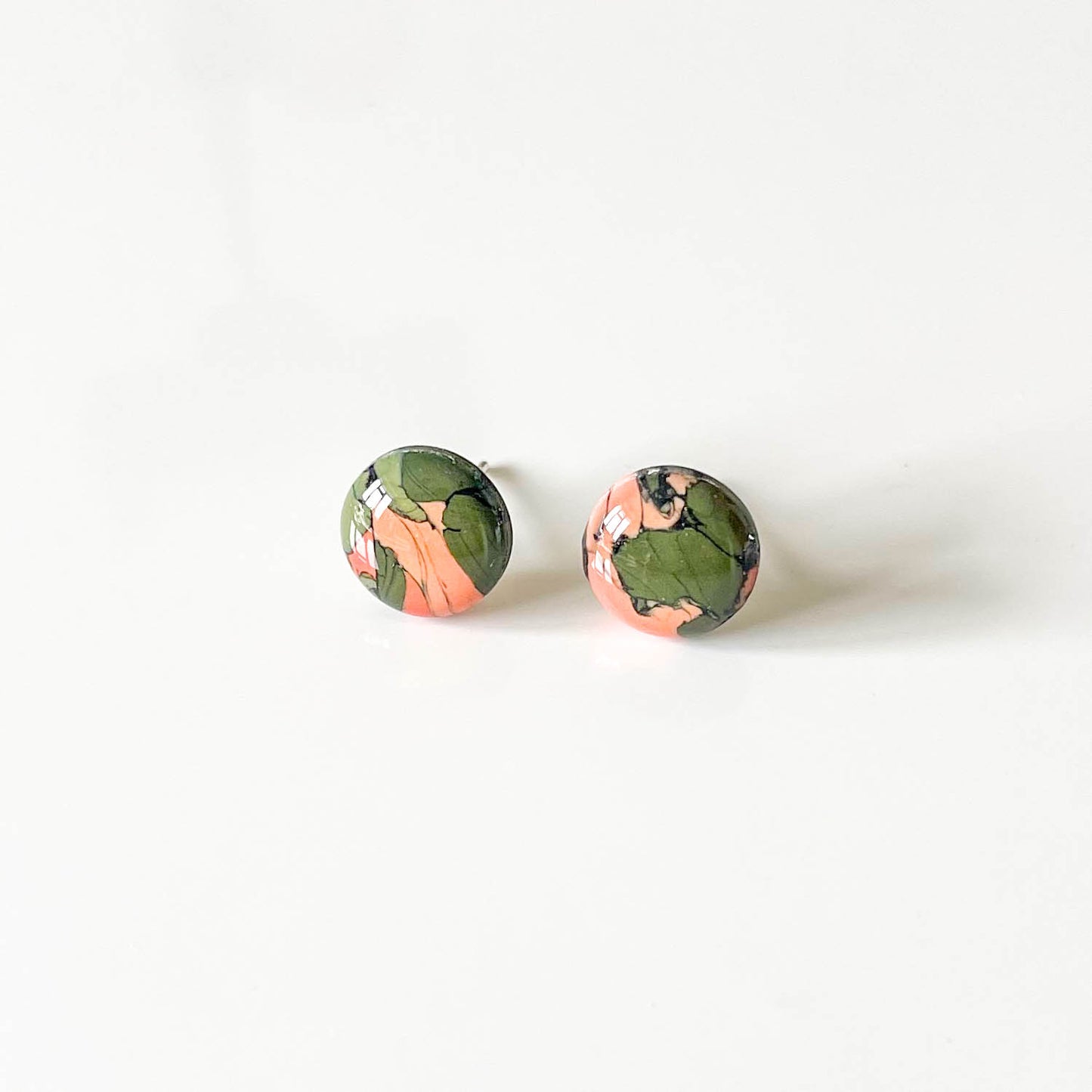 Marble Stud Earrings