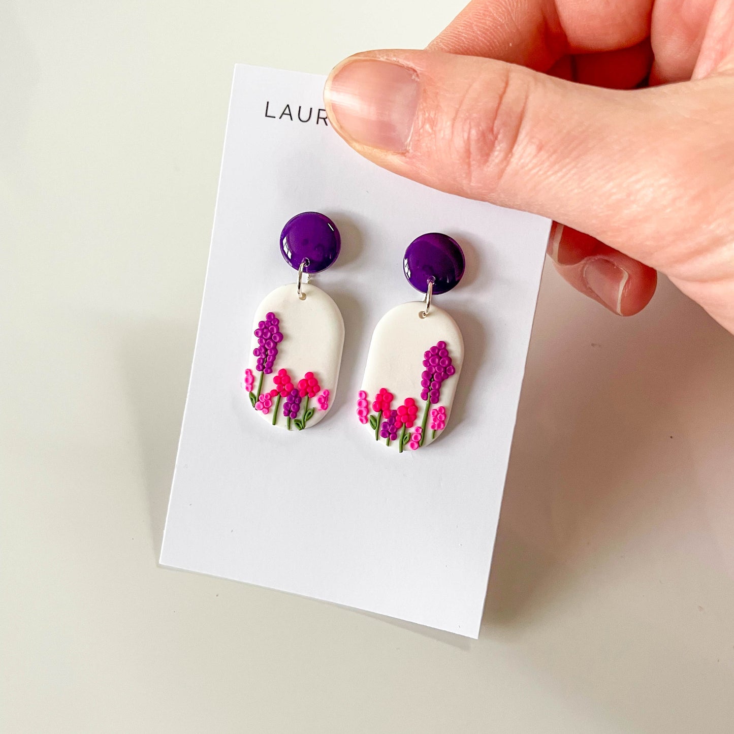 Flower Drop Earrings
