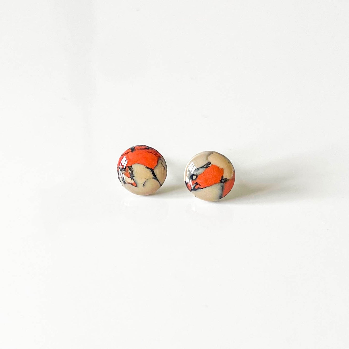 Marble Stud Earrings