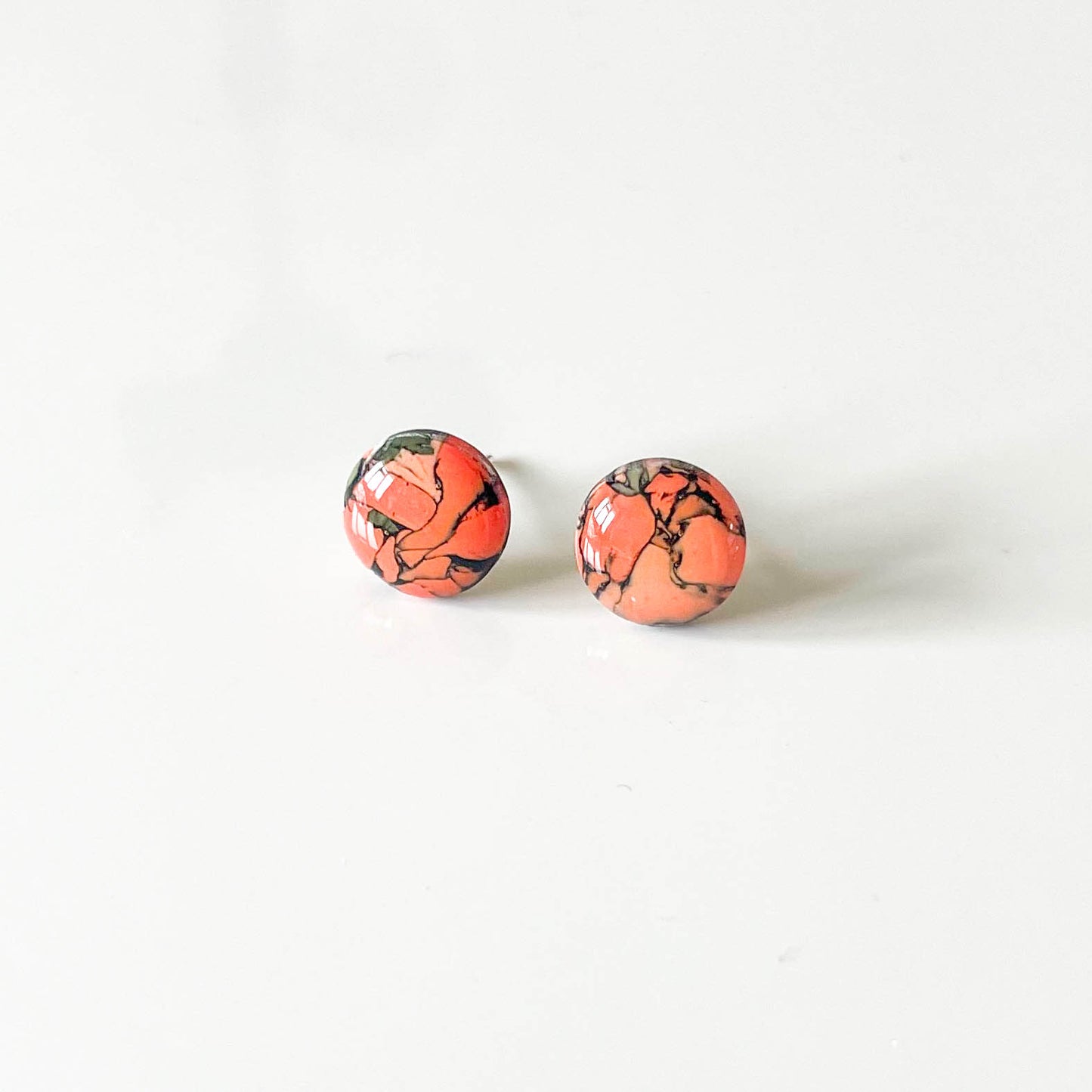 Marble Stud Earrings