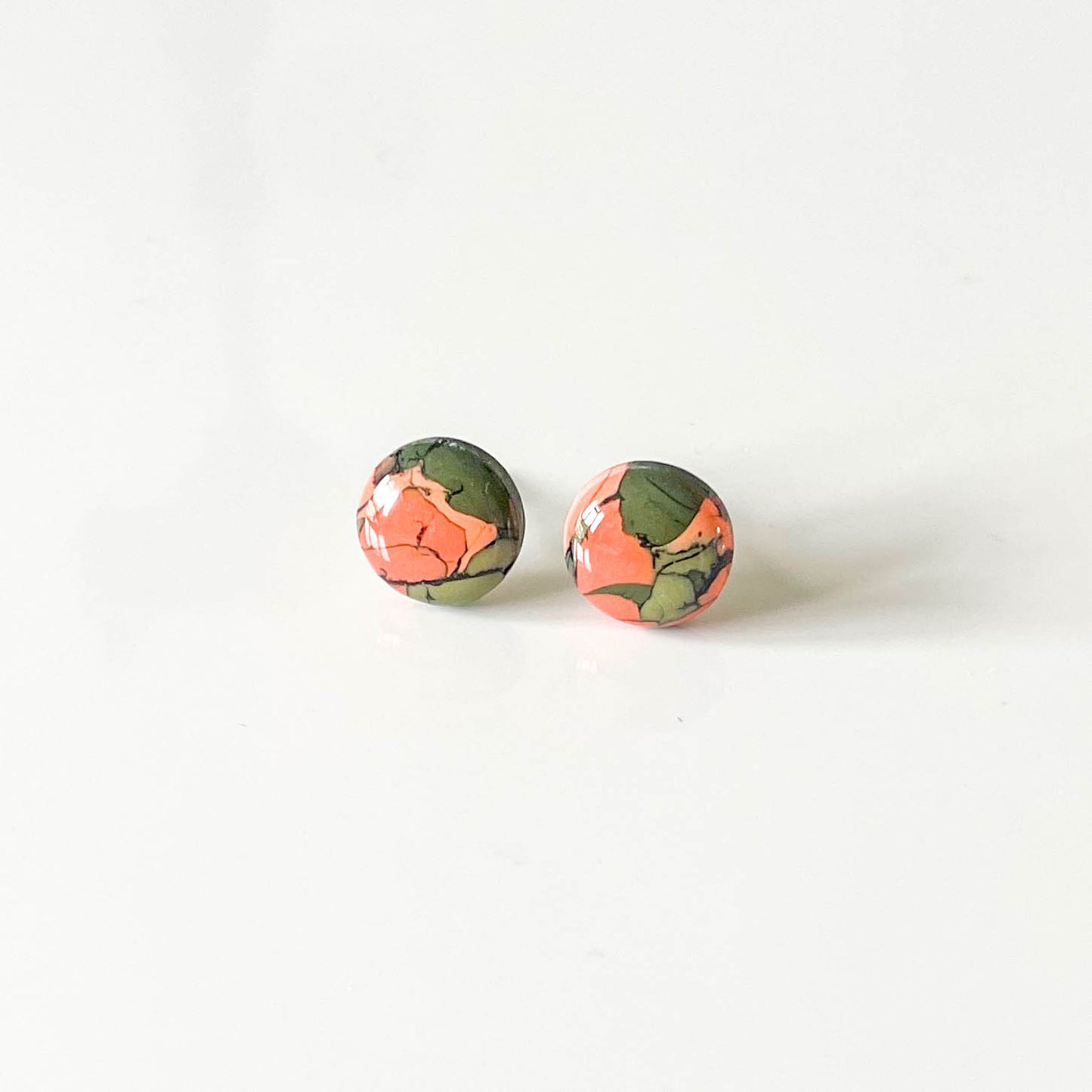 Marble Stud Earrings