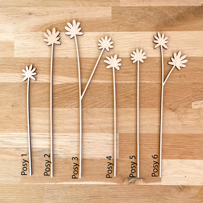 Posy Bunch Unpainted - SAMPLE