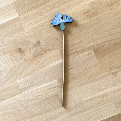 Large Individual Acrylic Cornflower Stems - END OF LINE