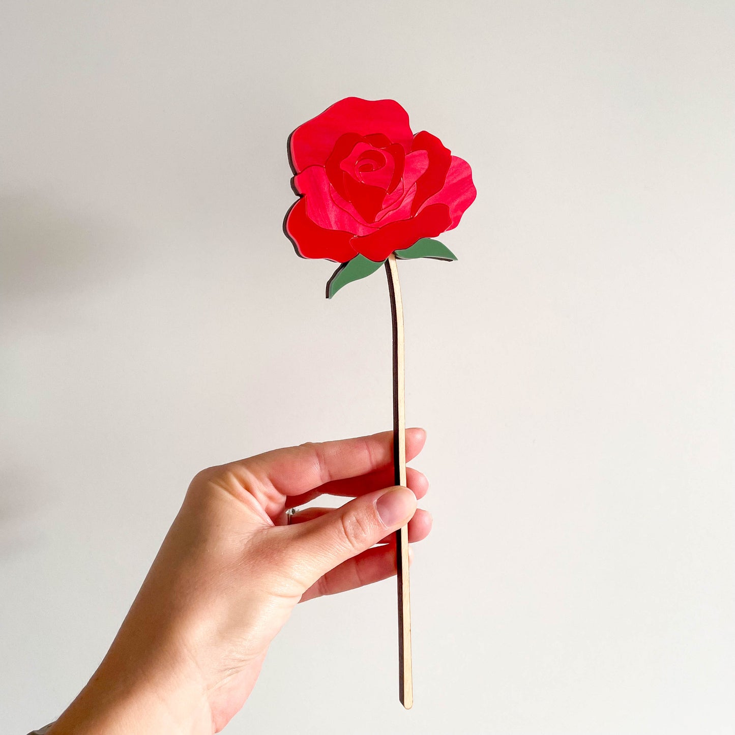Large Individual Acrylic Rose Stems - END OF LINE