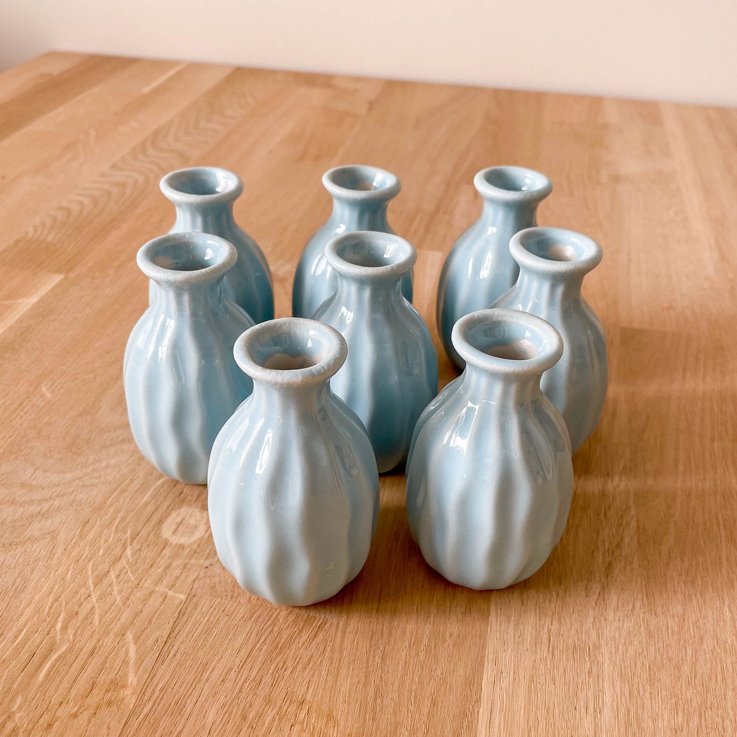 Mini Ceramic Vase - Blue - SECONDS