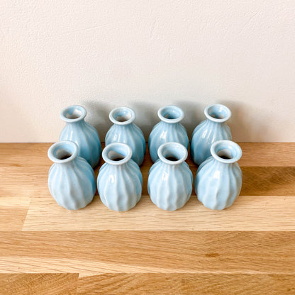 Mini Ceramic Vase - Blue - SECONDS