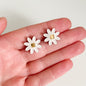 Daisy Stud Earrings - Sterling Silver