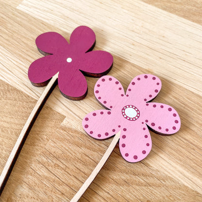 Paint Your Own Mini Flowers - Craft Kit