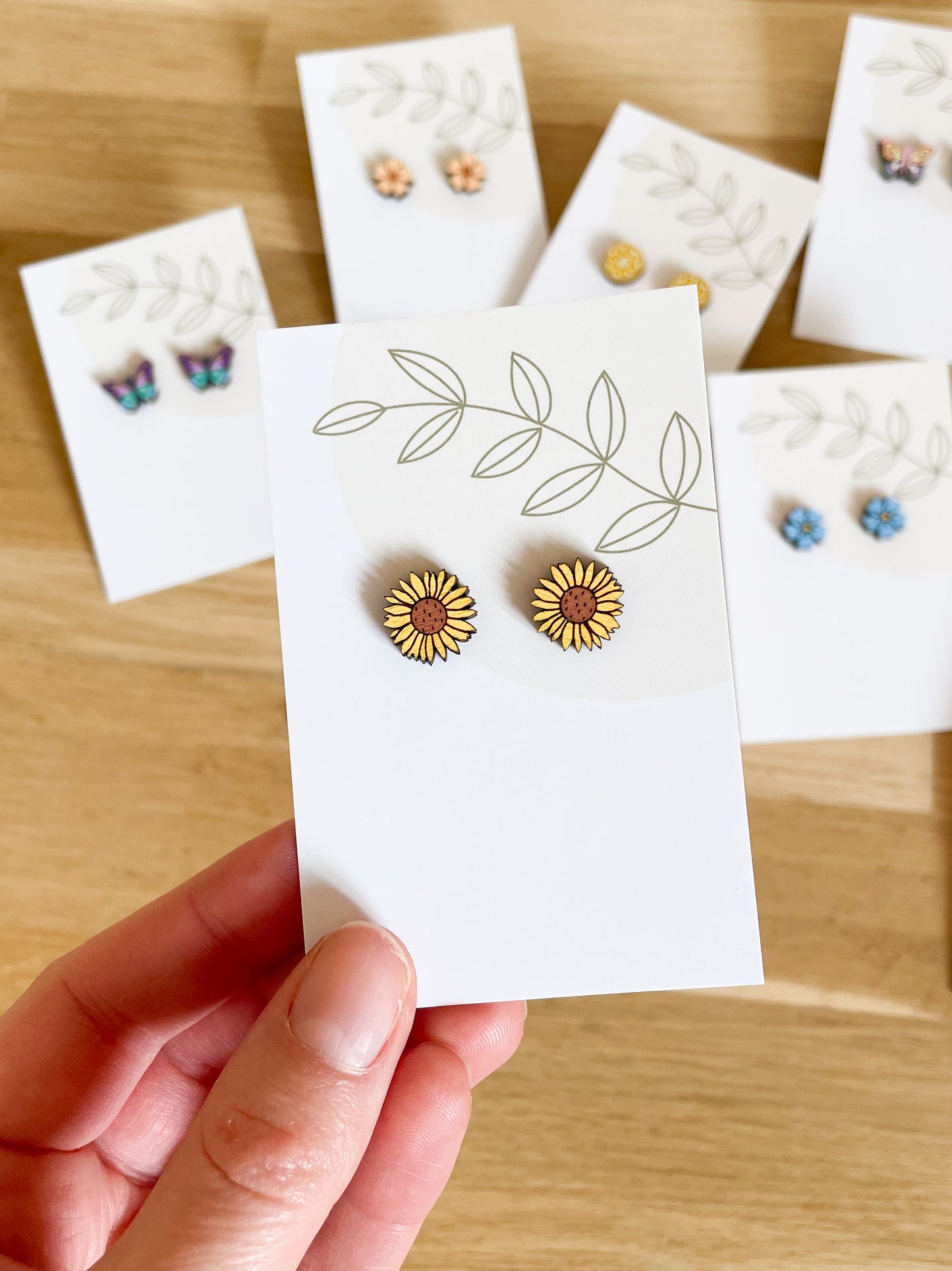 Sunflower Stud Earrings