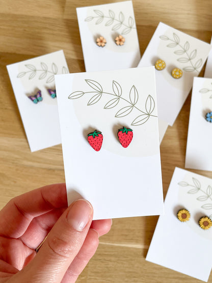 Strawberry Stud Earrings