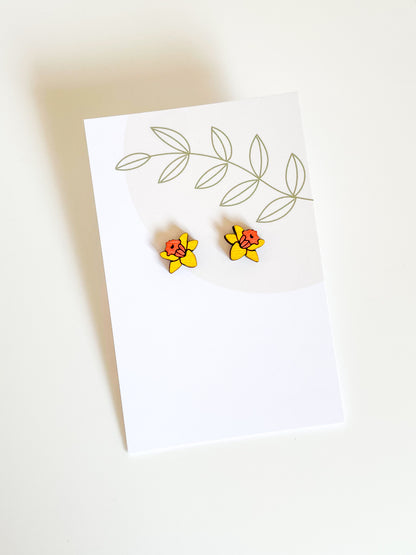 Daffodil Stud Earrings