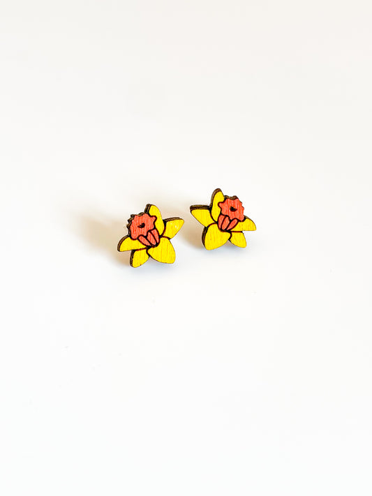 Daffodil Stud Earrings