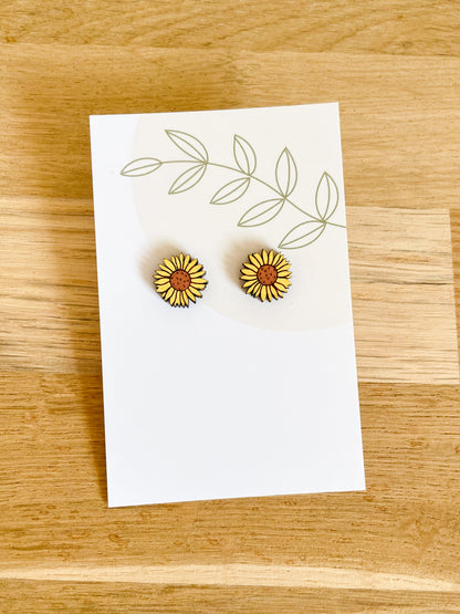 Sunflower Stud Earrings