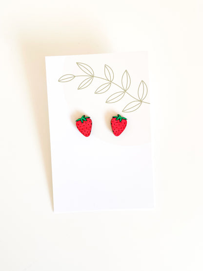 Strawberry Stud Earrings