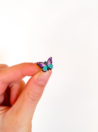 Colourful Butterfly Stud Earrings