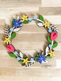 Wooden Spring Wreath - SAMPLE