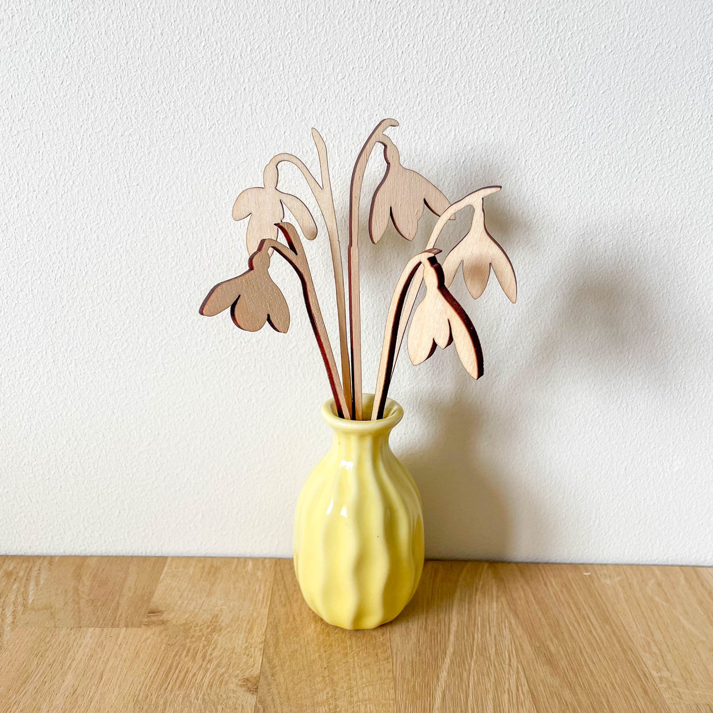 Mini Wooden Snowdrop Stems - Unfinished - Paint Your Own - END OF LINE