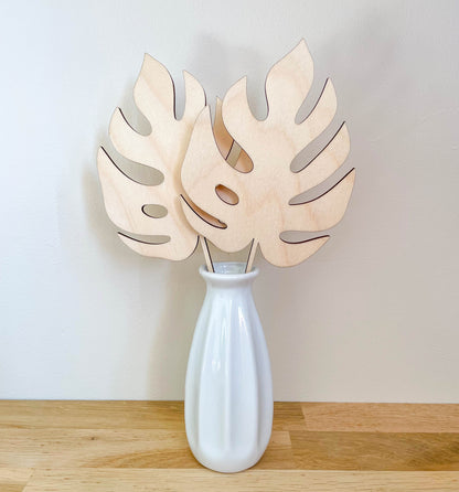 Large Individual Wooden Flower Stems - Unfinished - Paint Your Own - END OF LINE