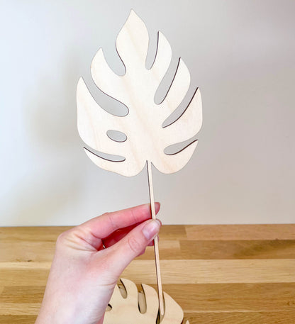 Large Individual Wooden Flower Stems - Unfinished - Paint Your Own - END OF LINE