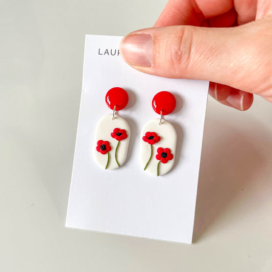 Poppy Drop Earrings