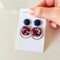Terrazzo Large Circle Earrings