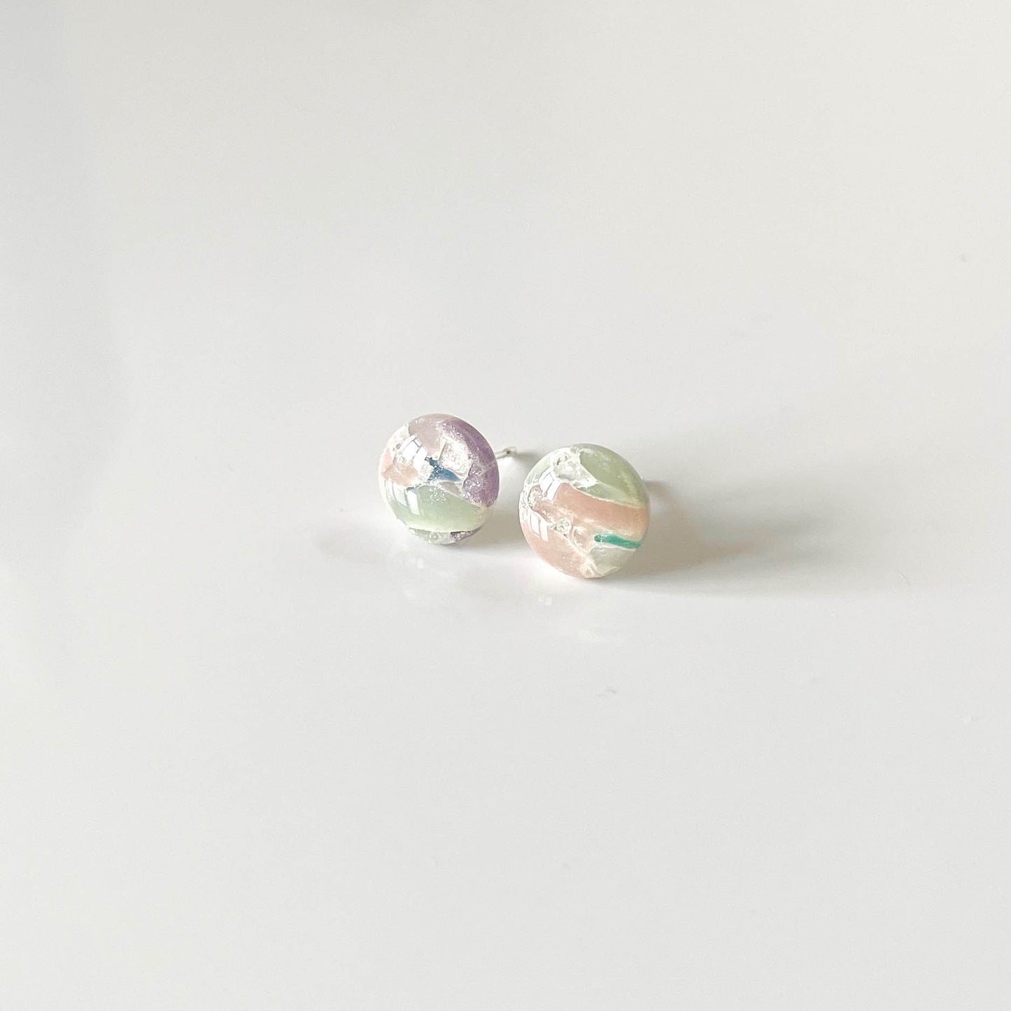 Marble Stud Earrings