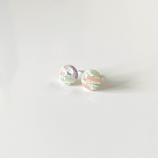Marble Stud Earrings