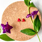 Triangle Stud Earrings - Red Mix - Alcohol Ink - END OF LINE