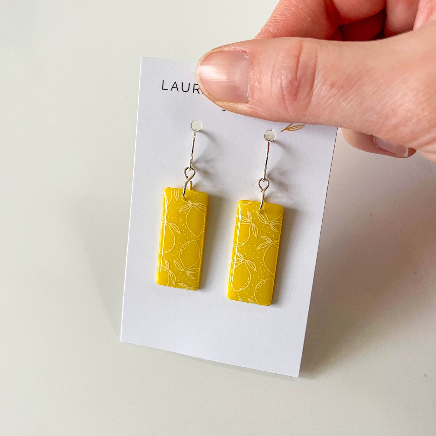 Lemon Hanging Earrings