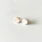 Light Pink Shimmer Stud Earrings