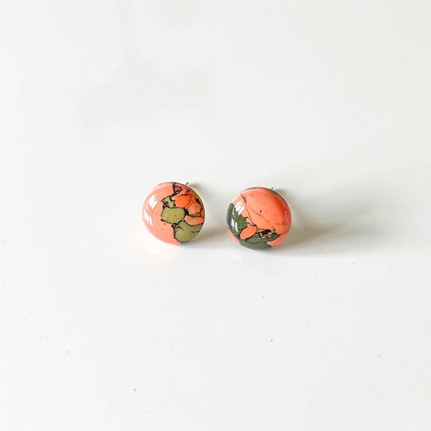 Marble Stud Earrings