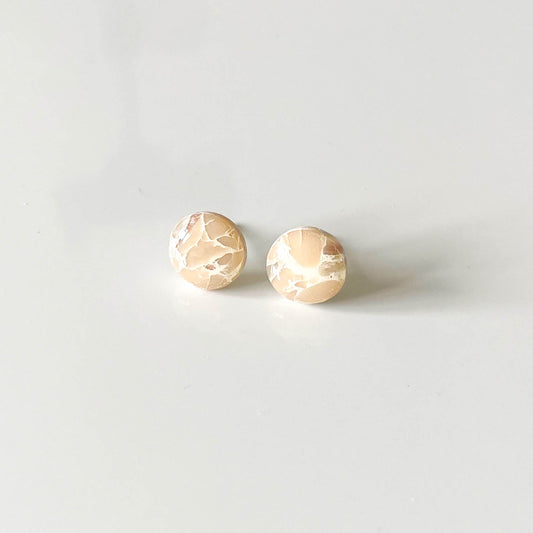 Marble Stud Earrings