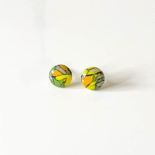 Marble Stud Earrings