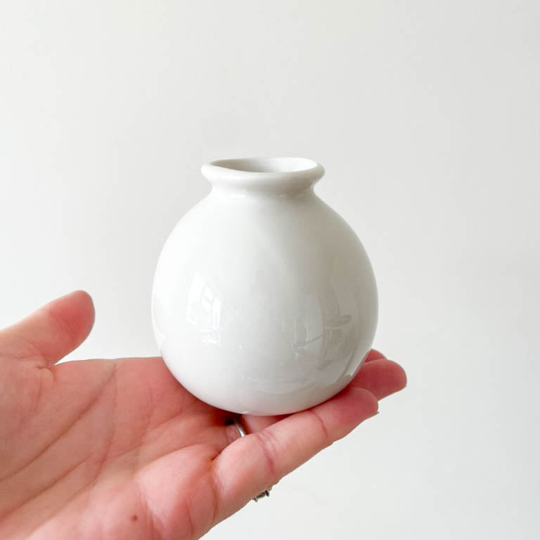 Mini Round Ceramic Vase