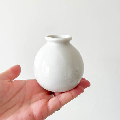Mini Round Ceramic Vase