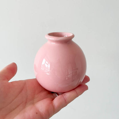 Mini Round Ceramic Vase