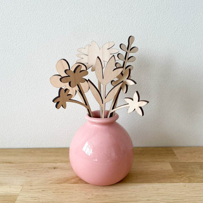Mini Round Ceramic Vase