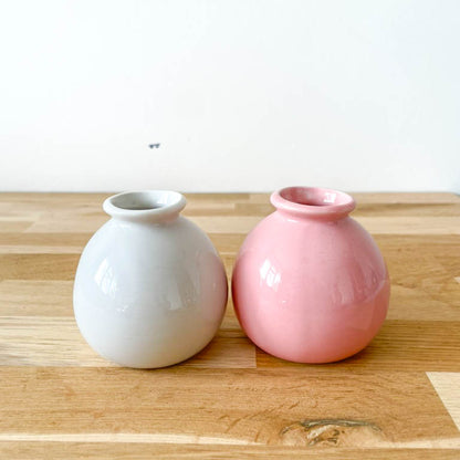 Mini Round Ceramic Vase